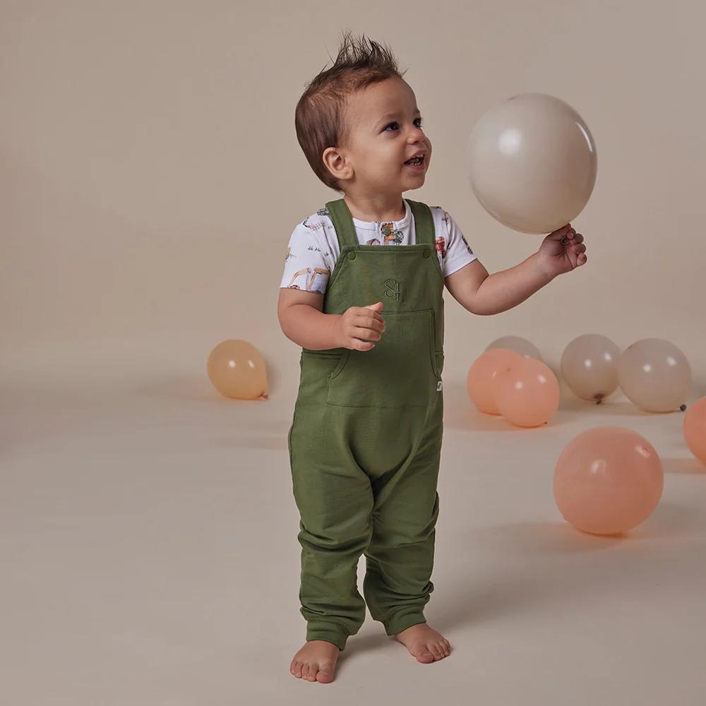 Olive Organic Joey Overalls - Image 8