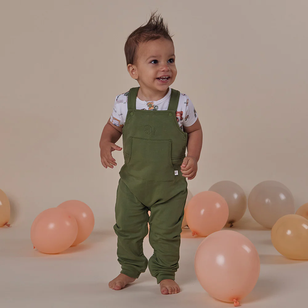 Olive Organic Joey Overalls - Image 9