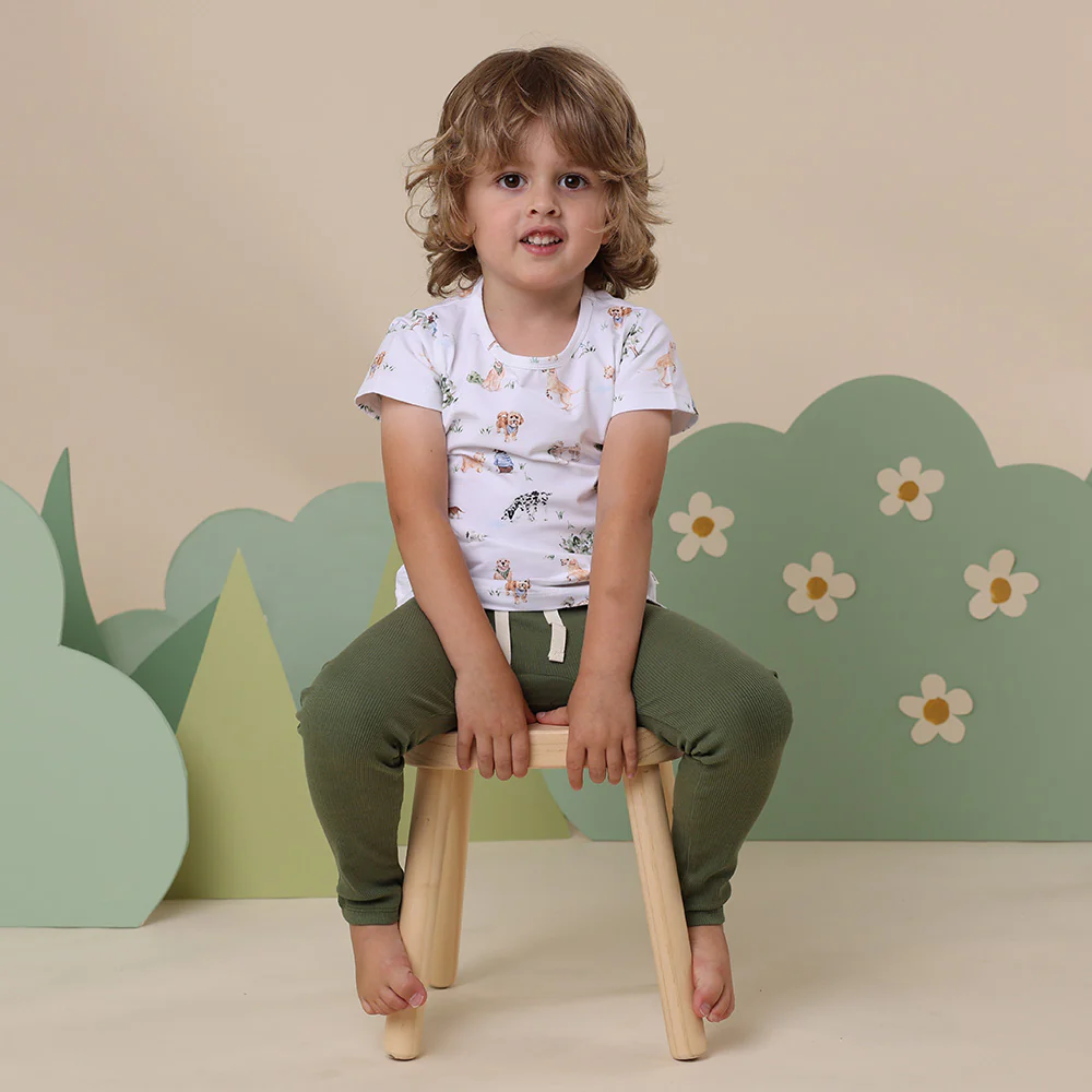 Olive Organic Pants - Image 5