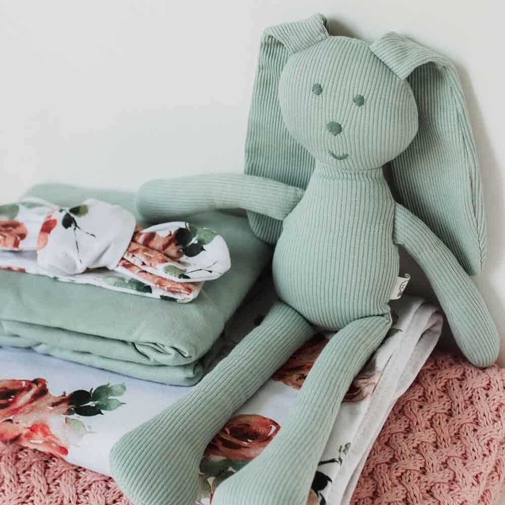 Organic Snuggle Bunny - Sage - Image 4