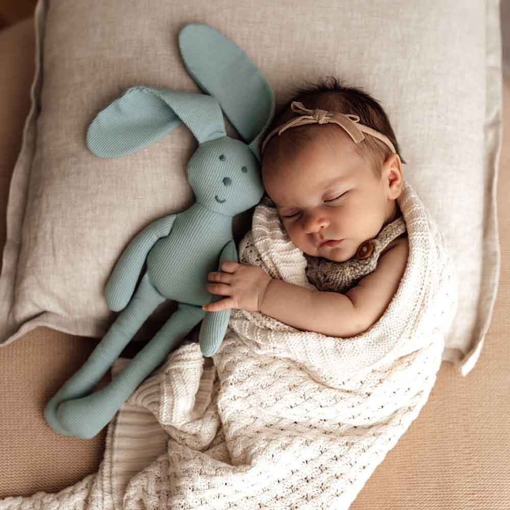 Organic Snuggle Bunny - Sage - Image 5