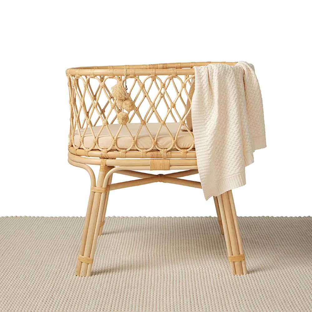 Pebble Organic Bassinet Sheet / Change Pad Cover - Image 5