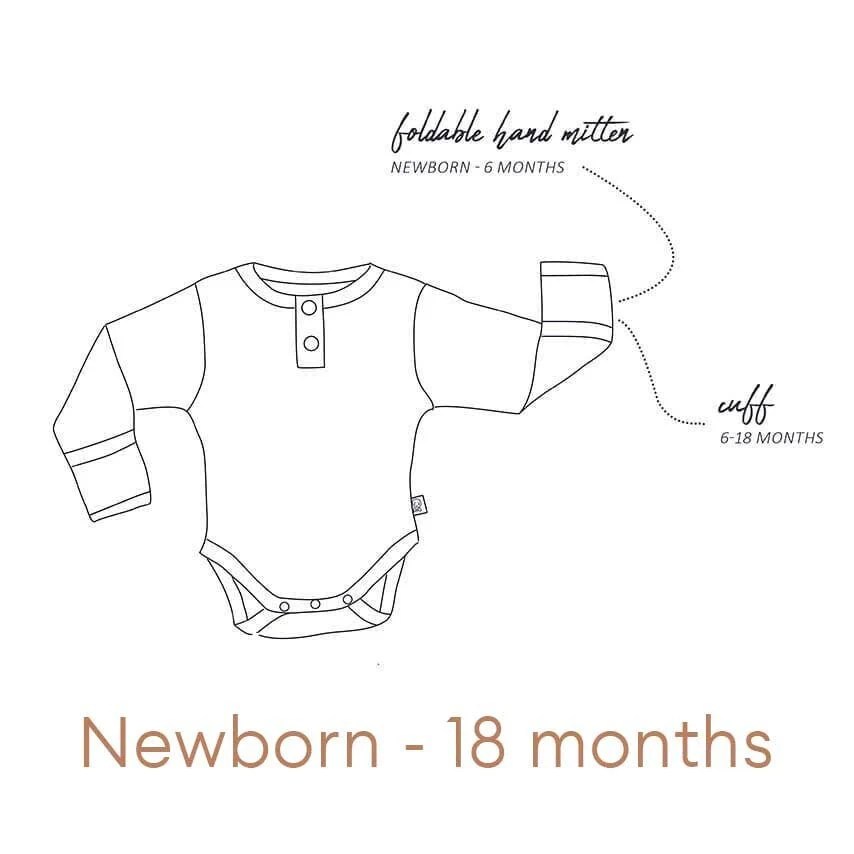 Pebble Long Sleeve Organic Bodysuit - Image 13