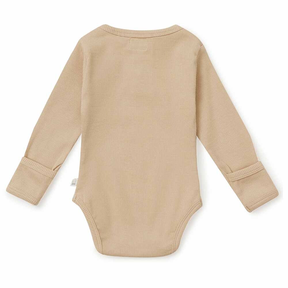 Pebble Long Sleeve Organic Bodysuit - Image 6