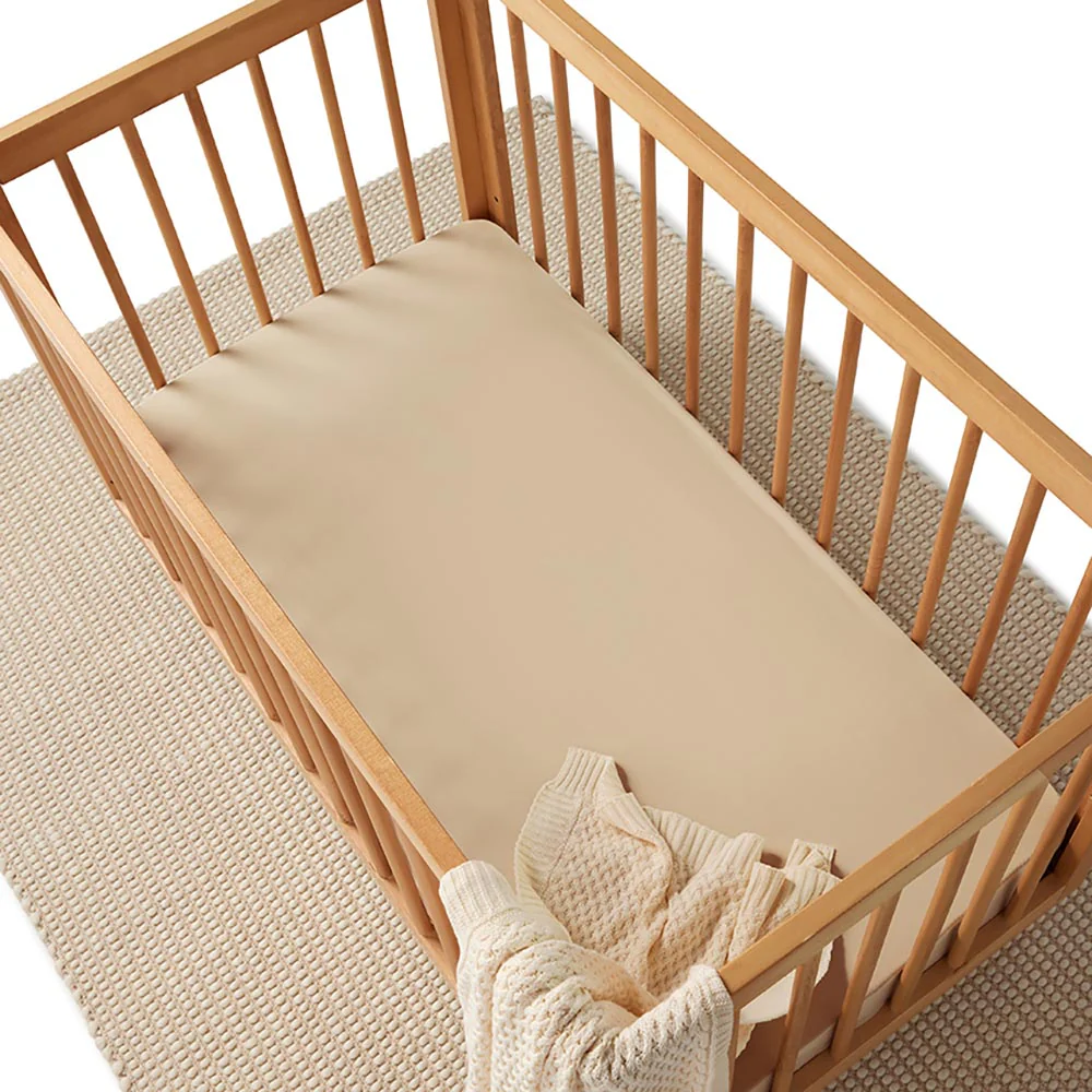 Pebble Organic Fitted Cot Sheet - Image 4