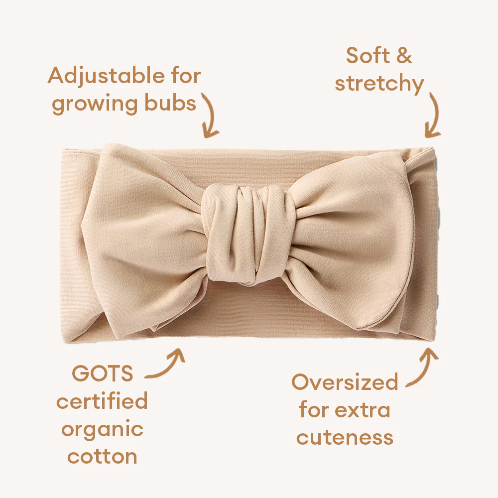 Pebble Organic Oversized Bow - Image 5