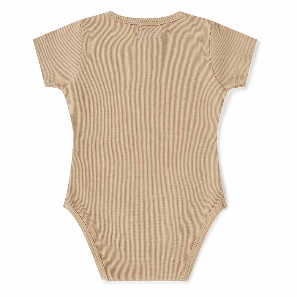 Pebble Short Sleeve Organic Bodysuit - Image 4