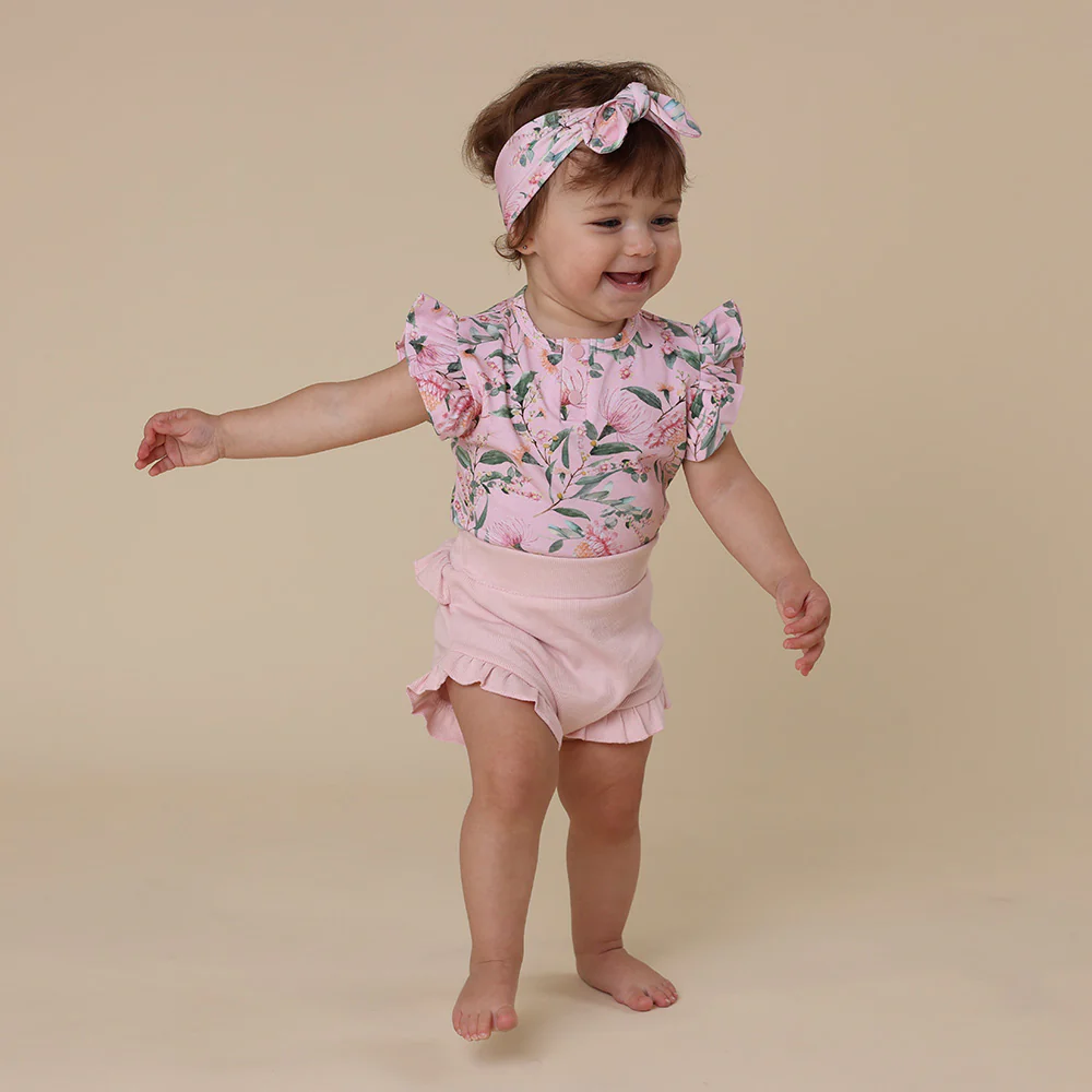 Pink Wattle Short Sleeve Organic Bodysuit - Image 6