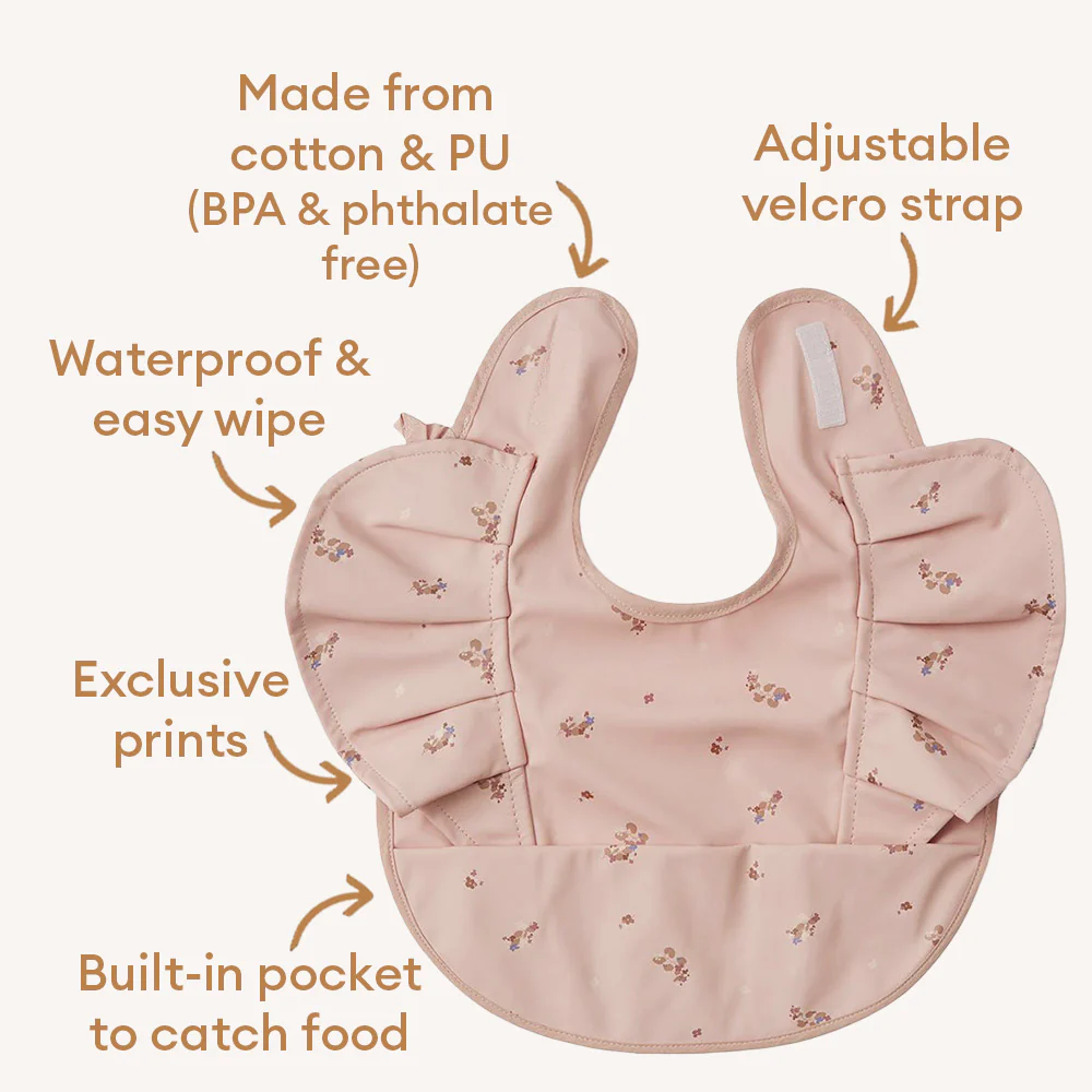 Posy Frill Snuggle Bib - Image 4