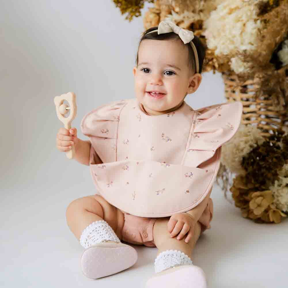 Posy Frill Snuggle Bib - Image 6