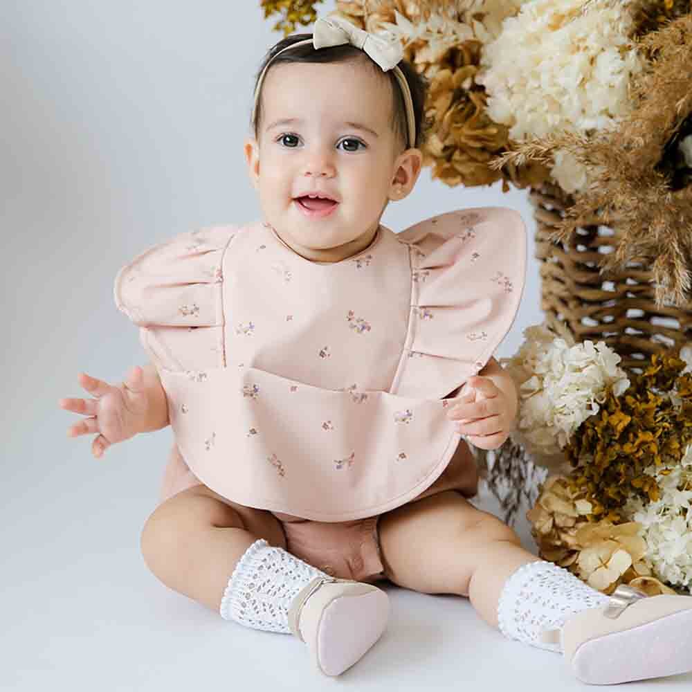 Posy Frill Snuggle Bib - Image 8