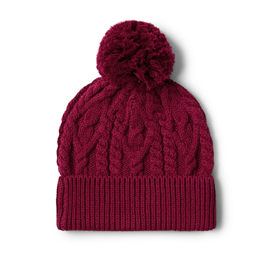 Raspberry Organic Baby Knit Beanie - Image 10