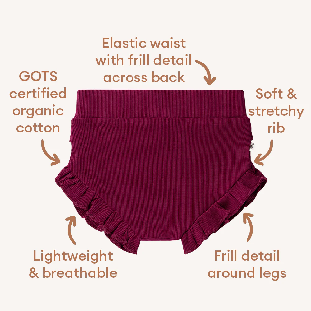 Raspberry Organic Bloomers - Image 5