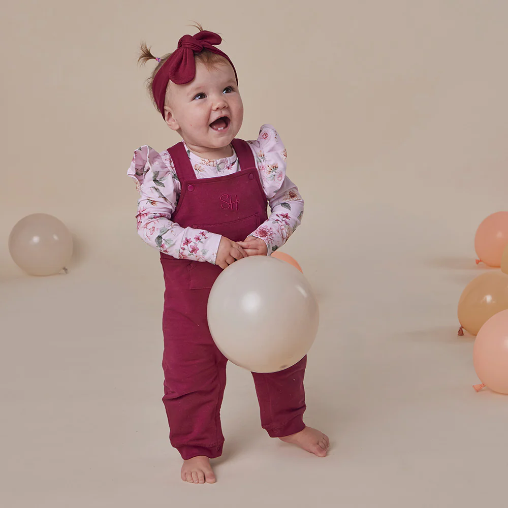 Raspberry Organic Joey Overalls - Image 6
