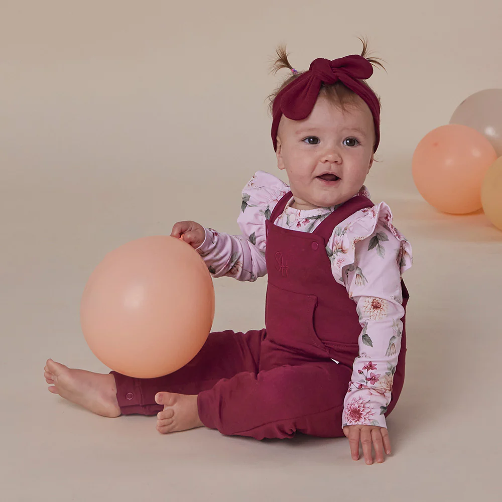 Raspberry Organic Joey Overalls - Image 7