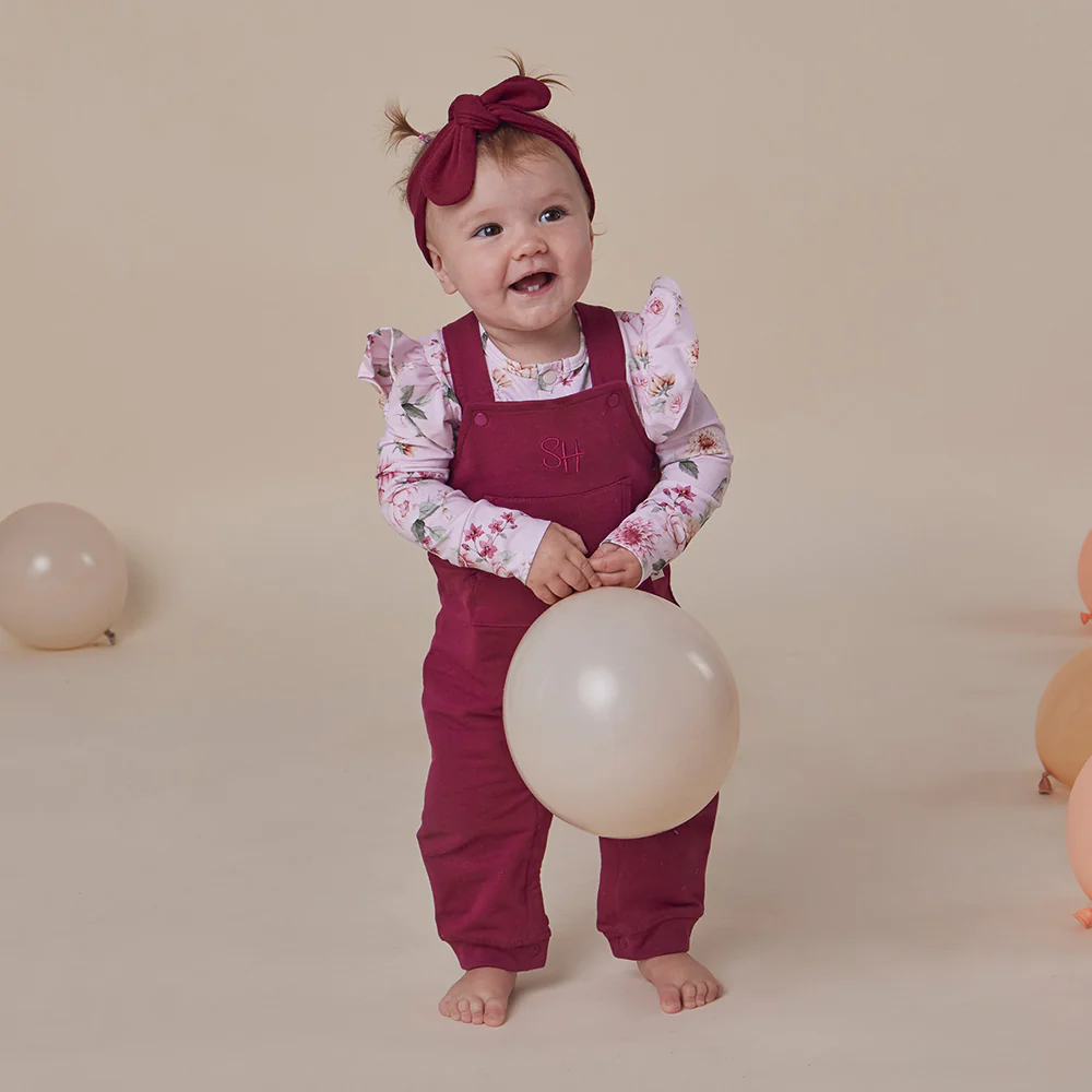 Raspberry Organic Joey Overalls - Image 8