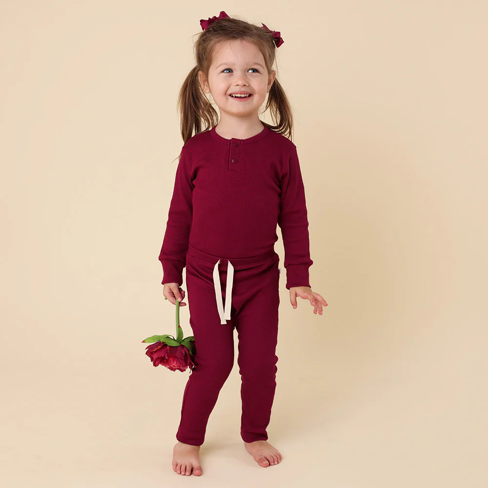 Raspberry Organic Pants - Image 3