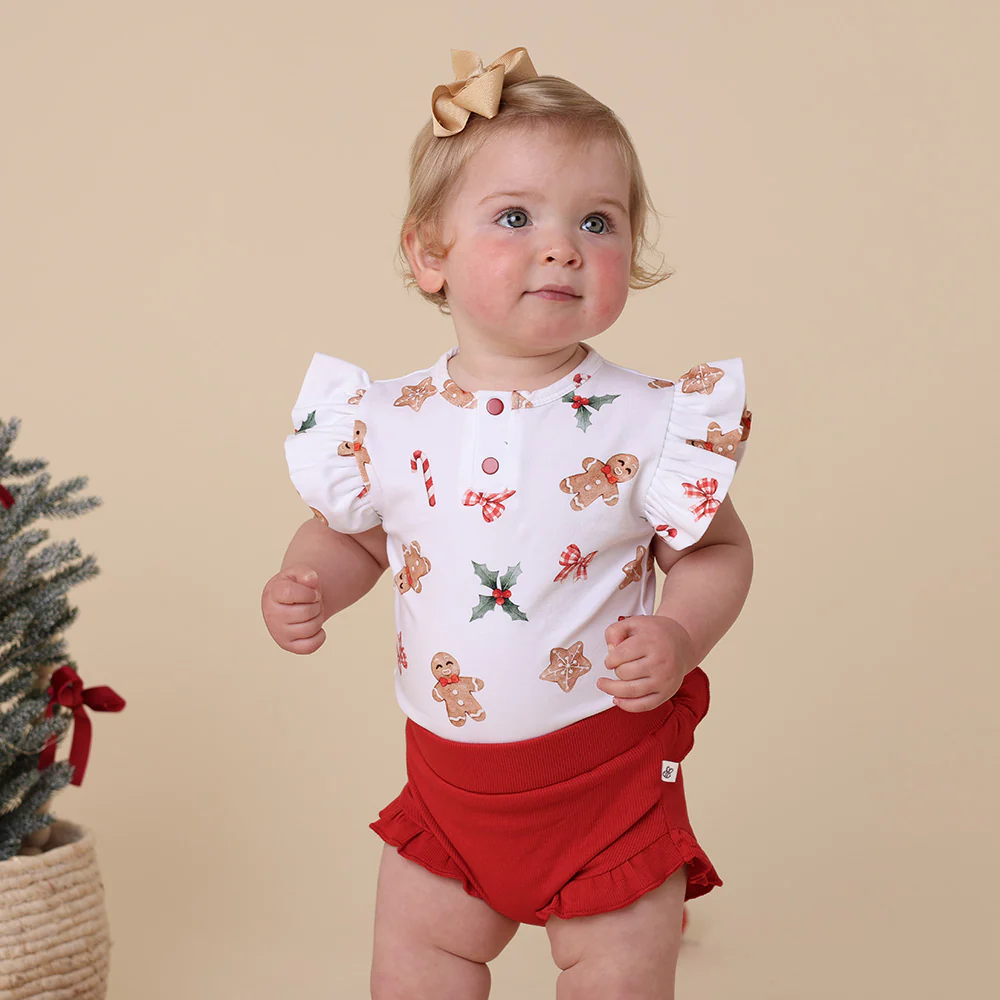Red Organic Bloomers - Image 3