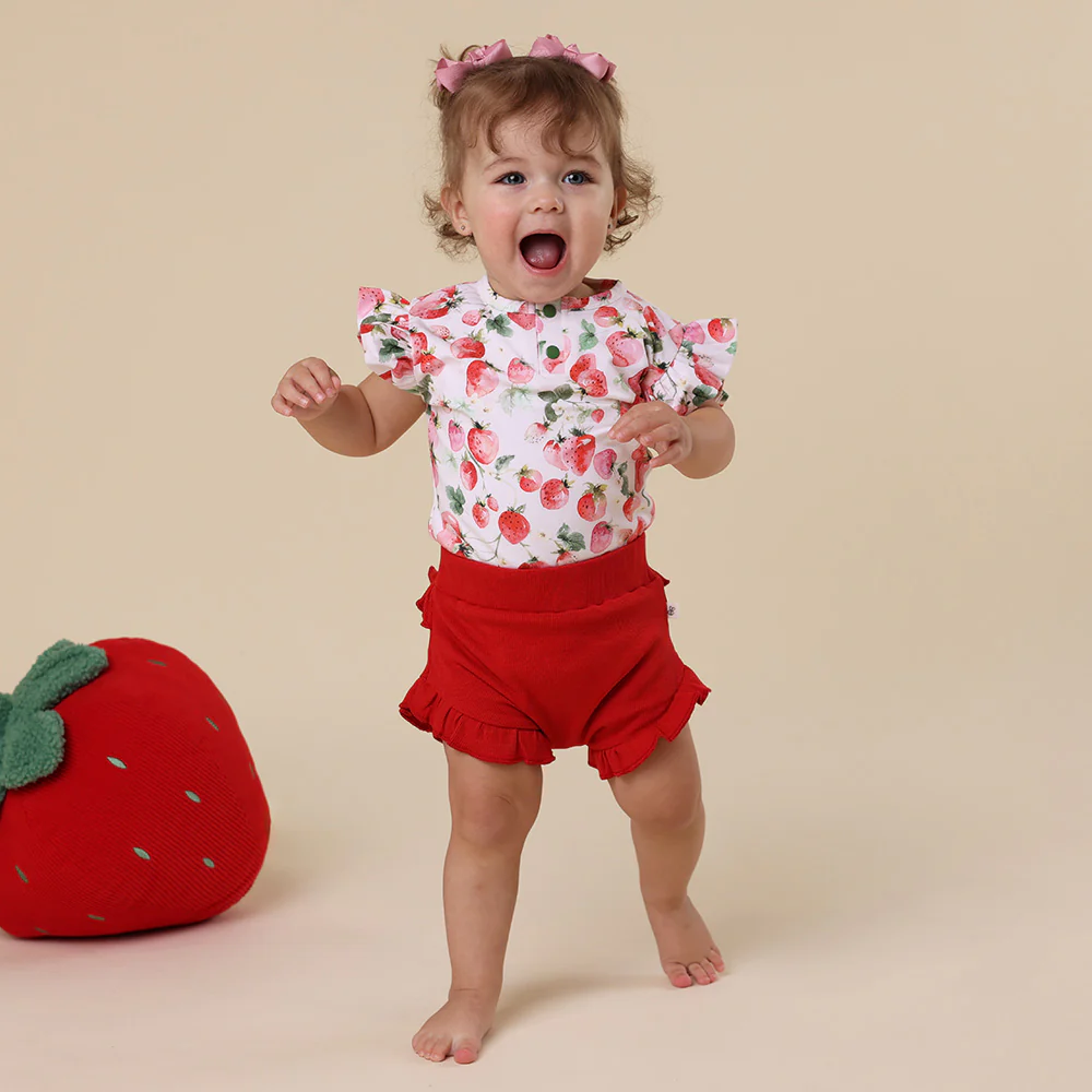 Red Organic Bloomers - Image 6
