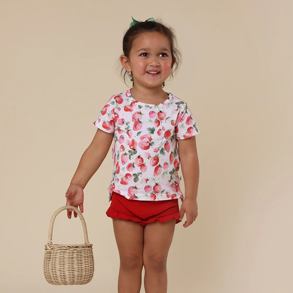 Red Organic Bloomers - Image 7