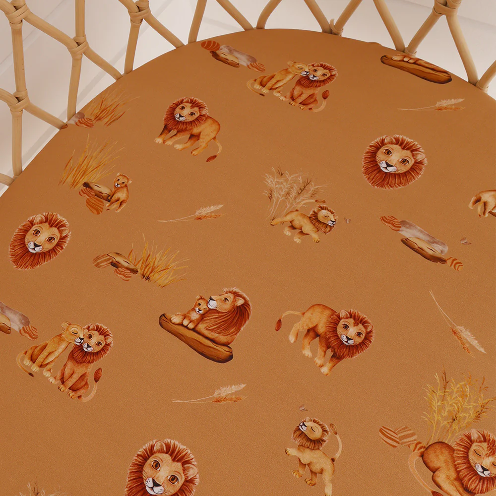 Roar Organic Bassinet Sheet / Change Pad Cover - Image 4