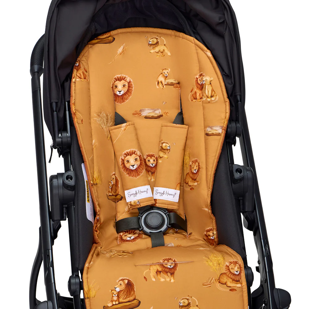 Bundle - Roar Reversible Pram Liner & Strap Cover Set - Image 5