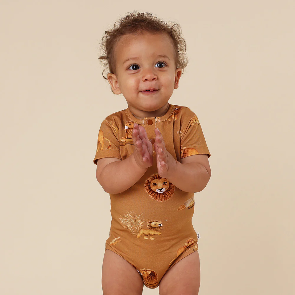 Roar Short Sleeve Organic Bodysuit - Image 3