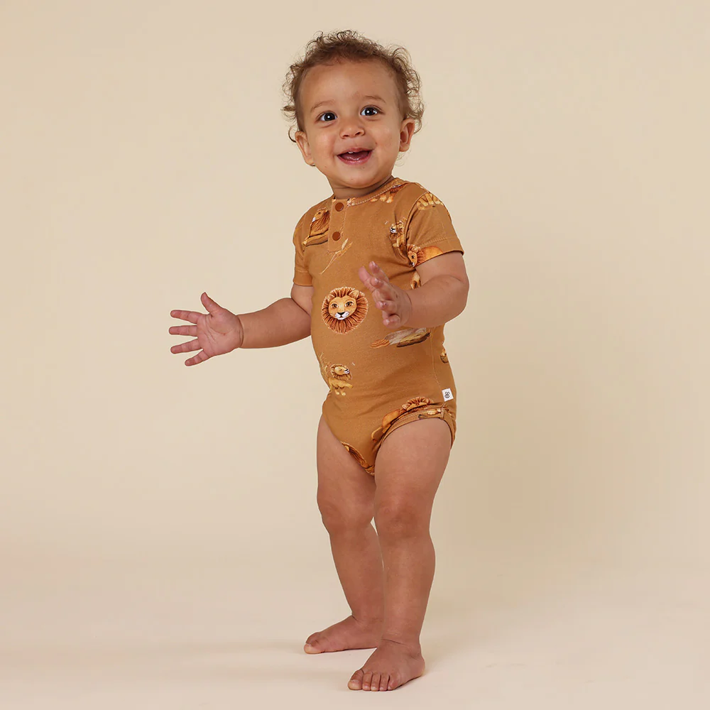 Roar Short Sleeve Organic Bodysuit - Image 4