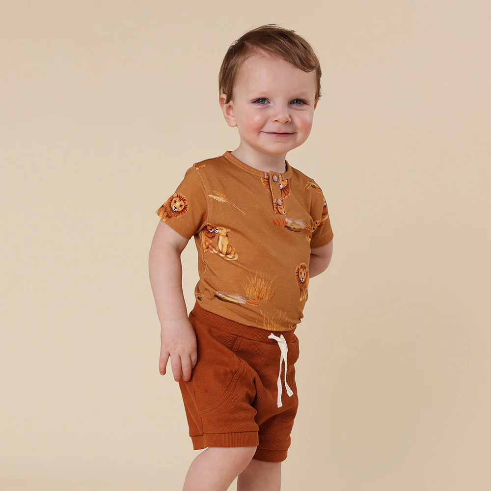 Roar Short Sleeve Organic Bodysuit - Image 5