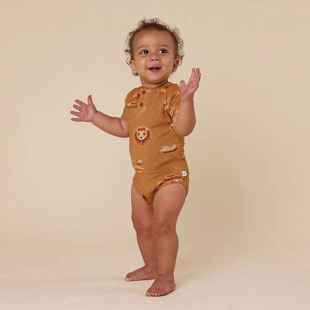 Roar Short Sleeve Organic Bodysuit - Image 6