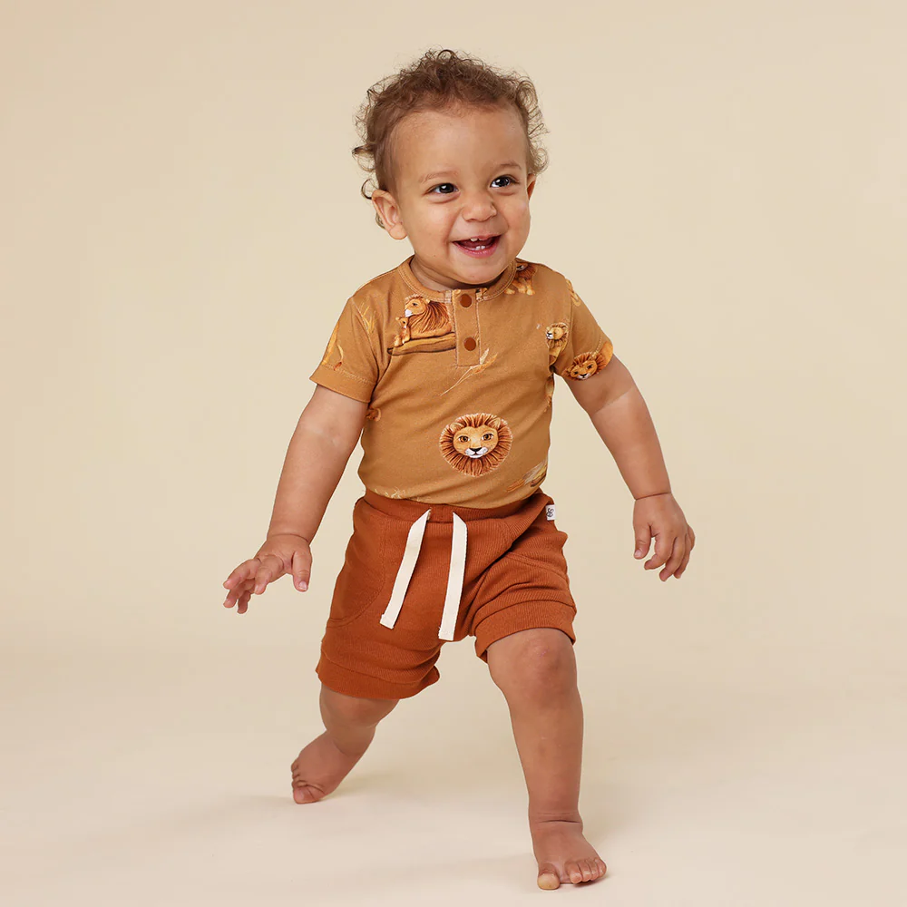 Roar Short Sleeve Organic Bodysuit - Image 9