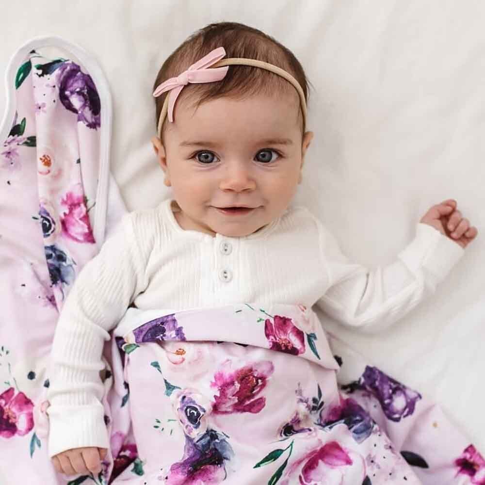 Rose Pink Velvet Bow - Image 5