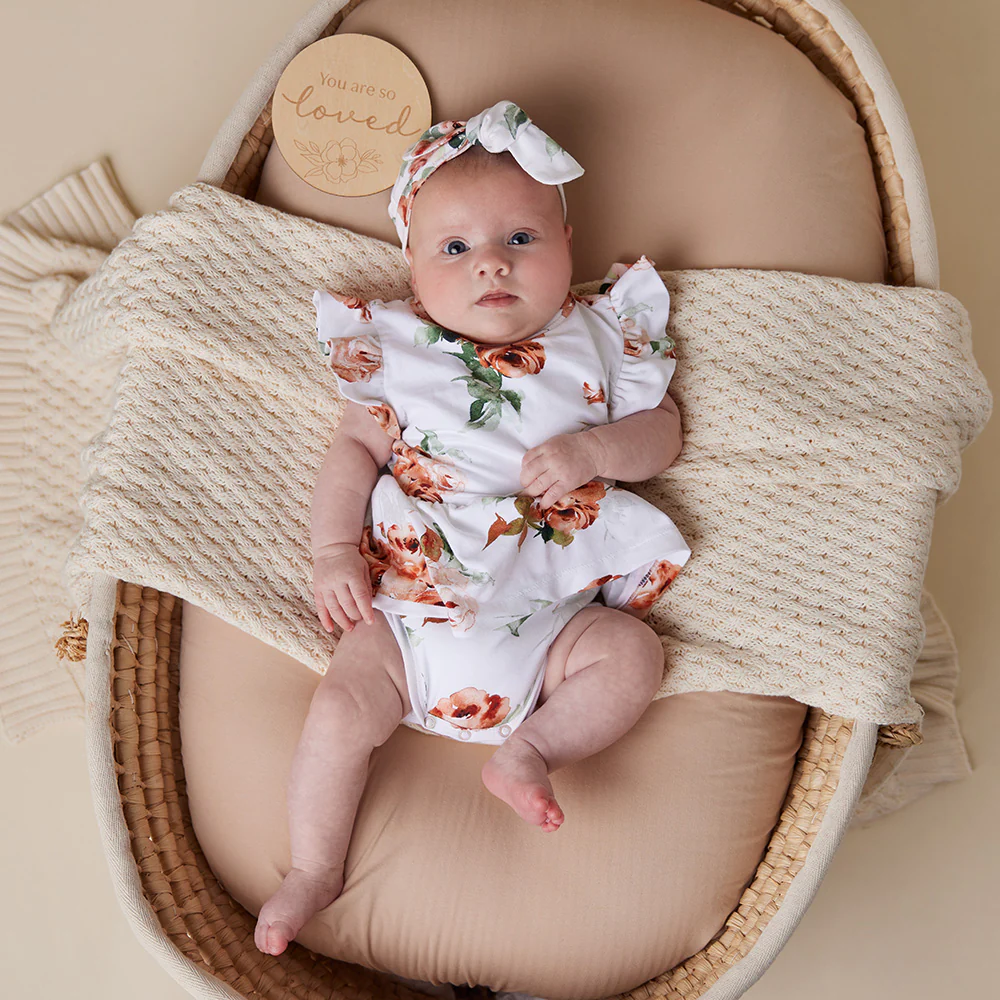 Rosebud Short Sleeve Organic Dress - Image 10