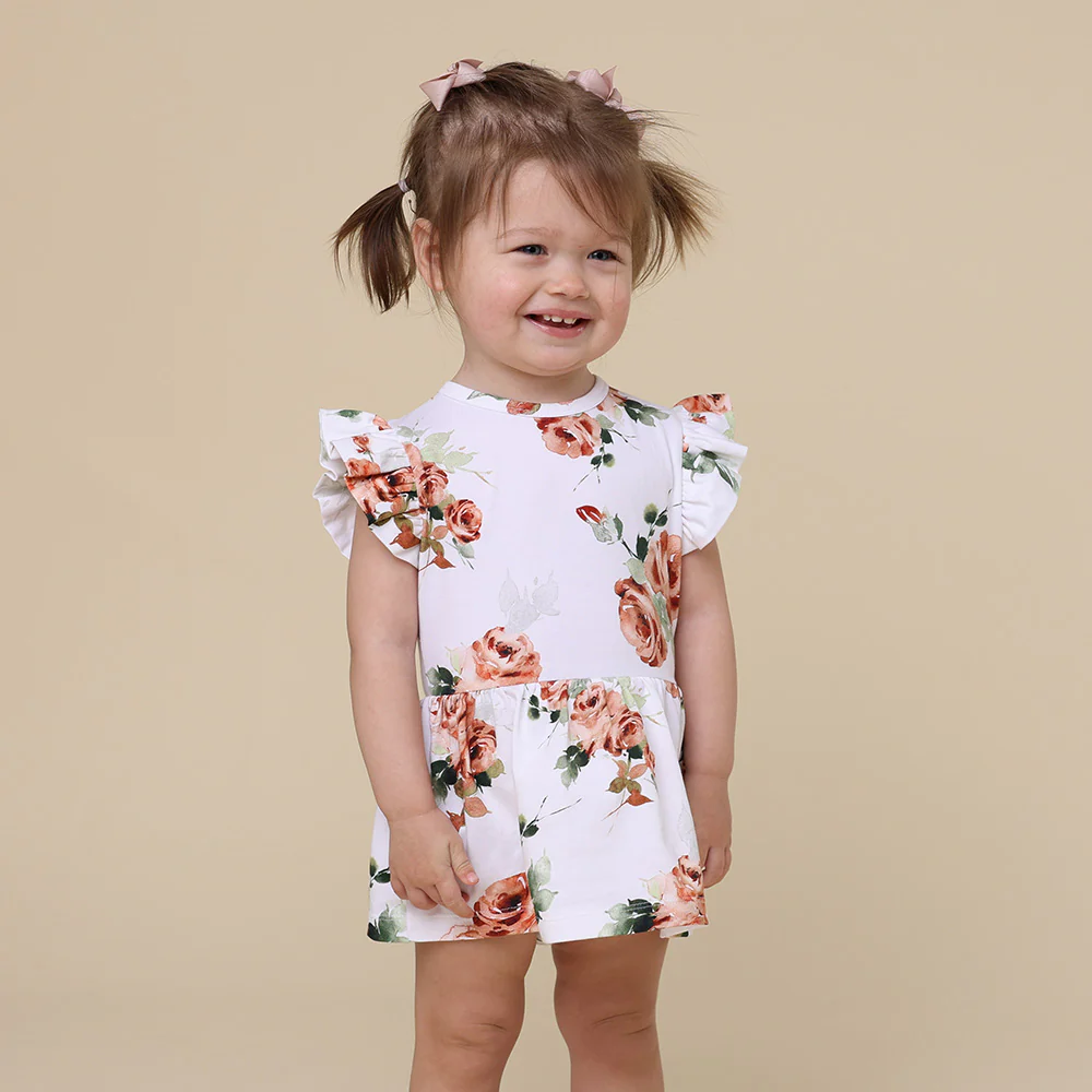 Rosebud Short Sleeve Organic Dress - Image 11
