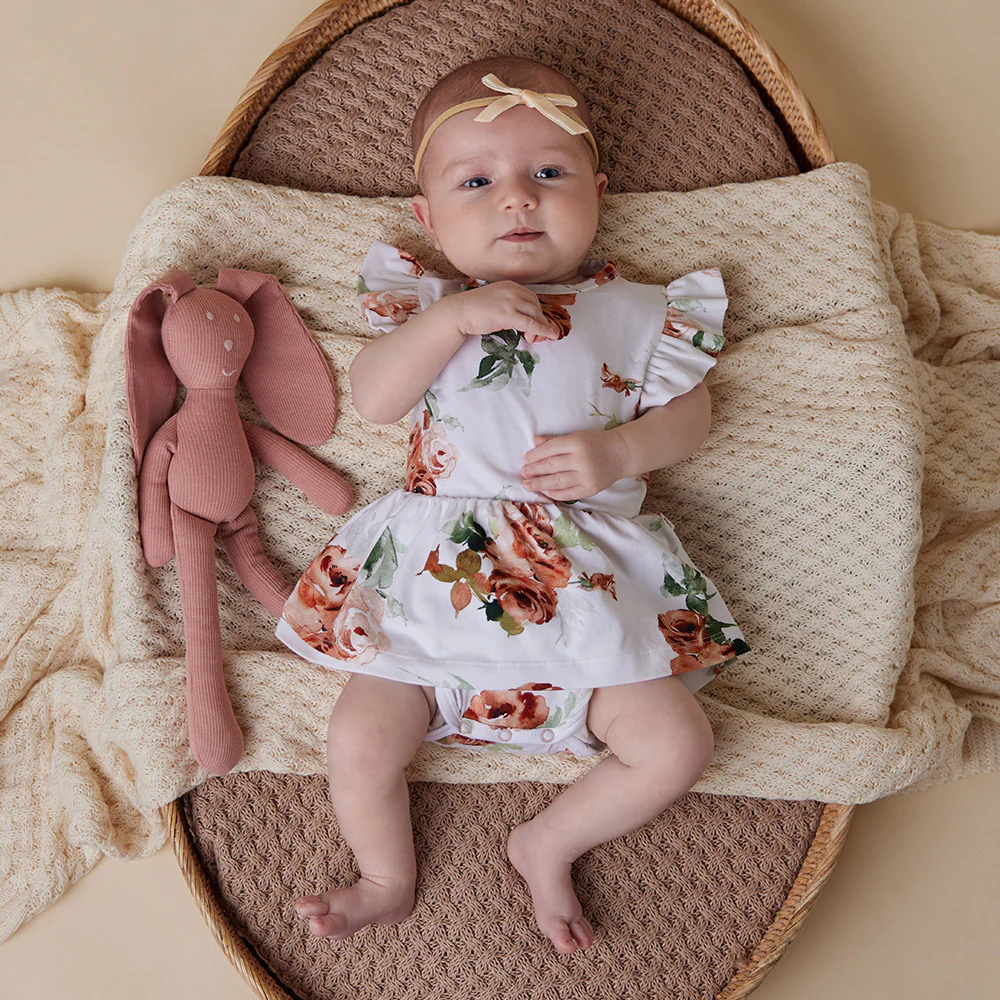 Rosebud Short Sleeve Organic Dress - Image 12