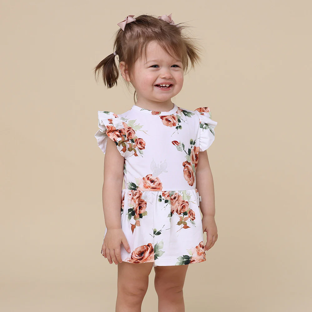 Rosebud Short Sleeve Organic Dress - Image 3
