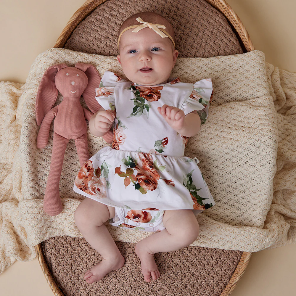 Rosebud Short Sleeve Organic Dress - Image 5