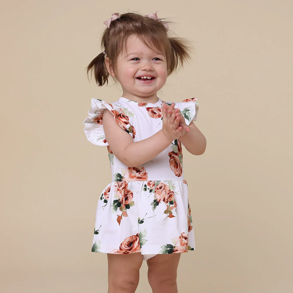Rosebud Short Sleeve Organic Dress - Image 6