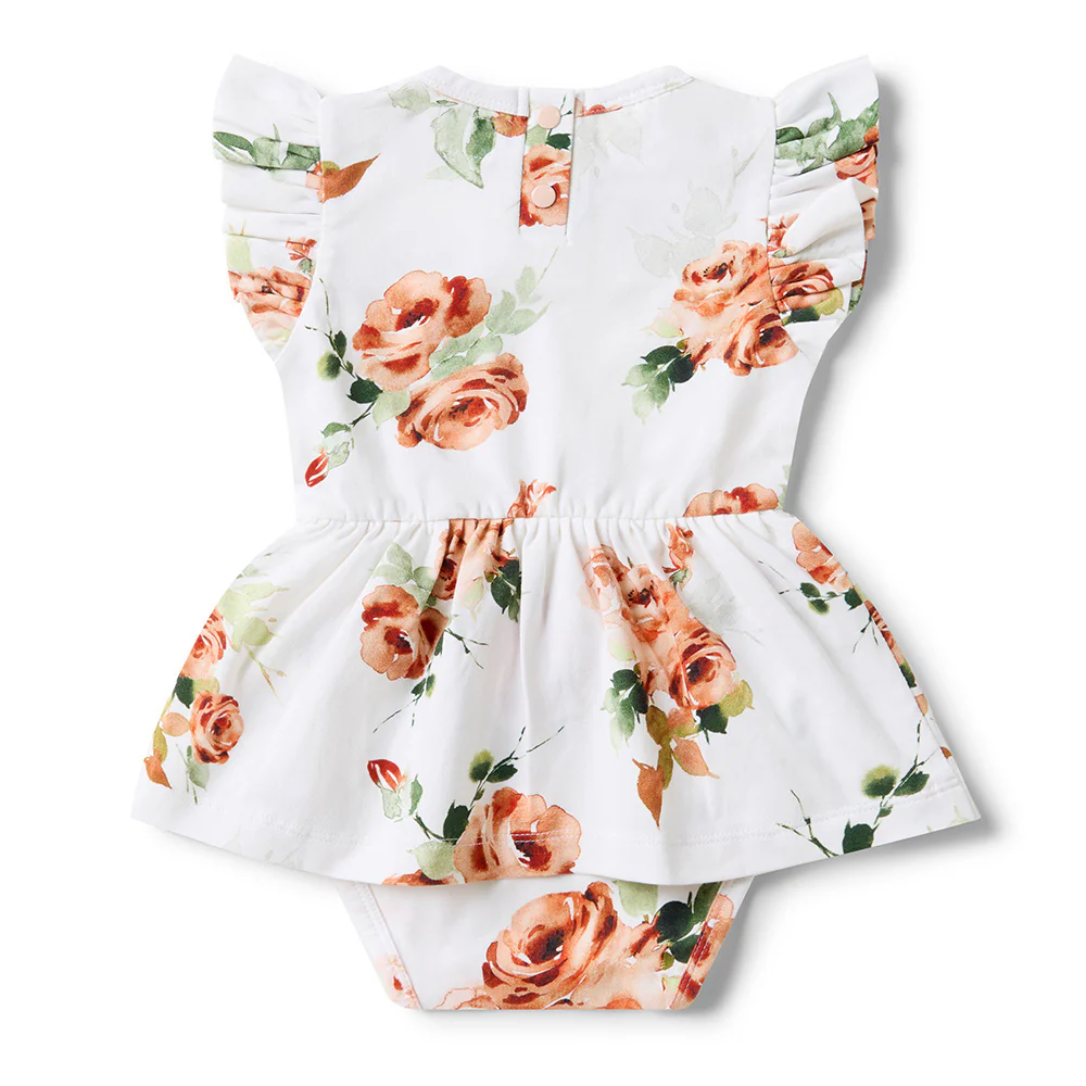 Rosebud Short Sleeve Organic Dress - Image 7