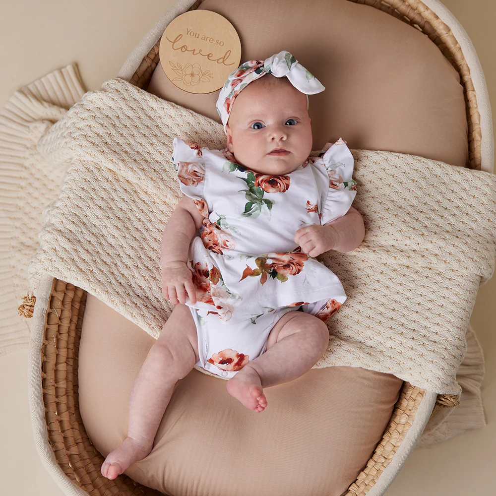 Rosebud Short Sleeve Organic Dress - Image 8
