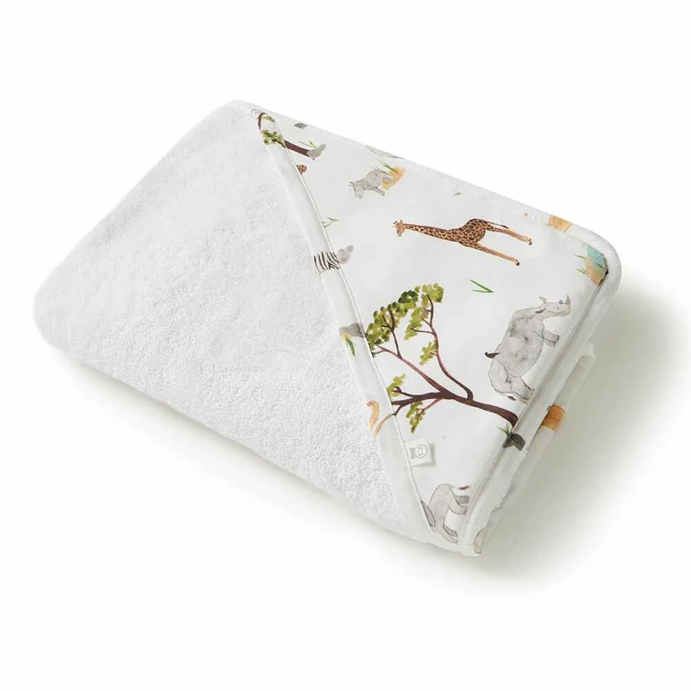 Safari Organic Baby Towel & Wash Cloth Set - Image 5