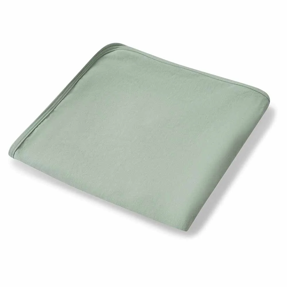 Sage Baby Jersey Wrap & Beanie Set - Image 5