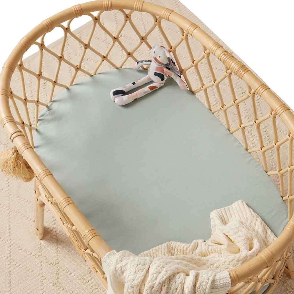 Sage Organic Bassinet Sheet / Change Pad Cover - Image 8