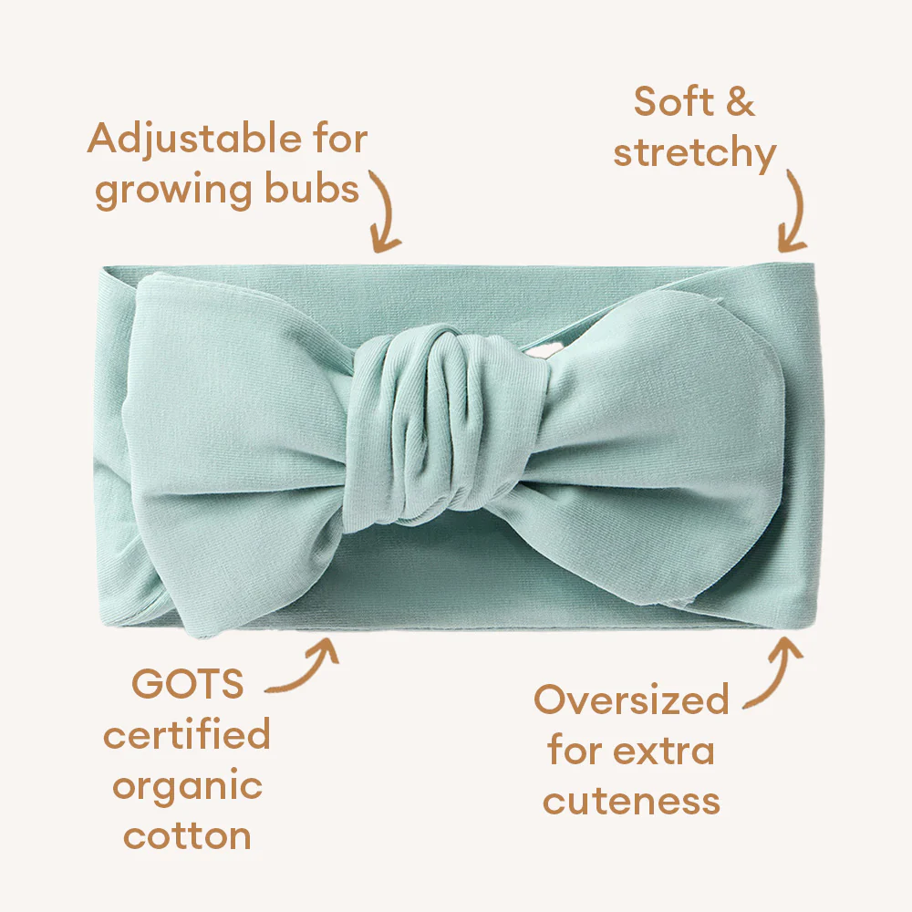 Sage Organic Oversized Bow - Image 5