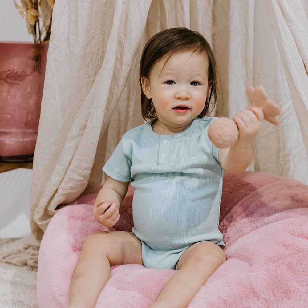 Sage Short Sleeve Organic Bodysuit - Image 10