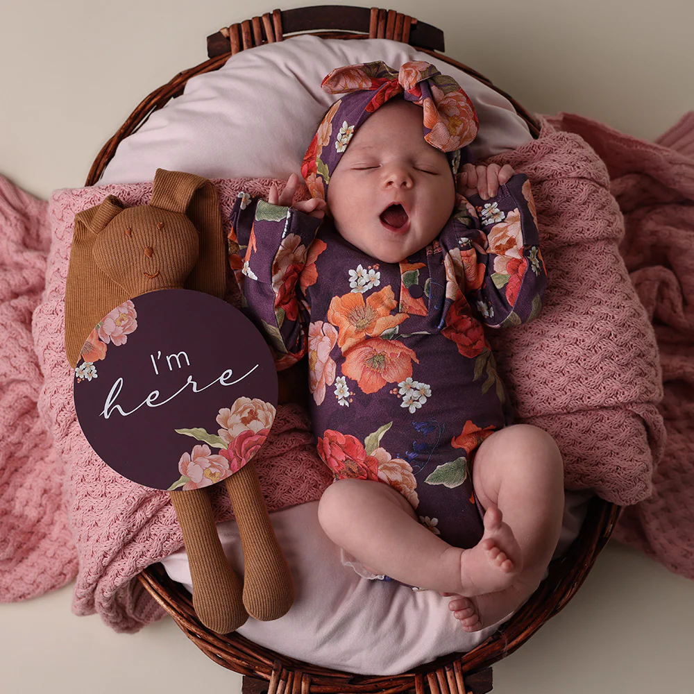 Sienna Long Sleeve Organic Bodysuit with Frill - Image 10