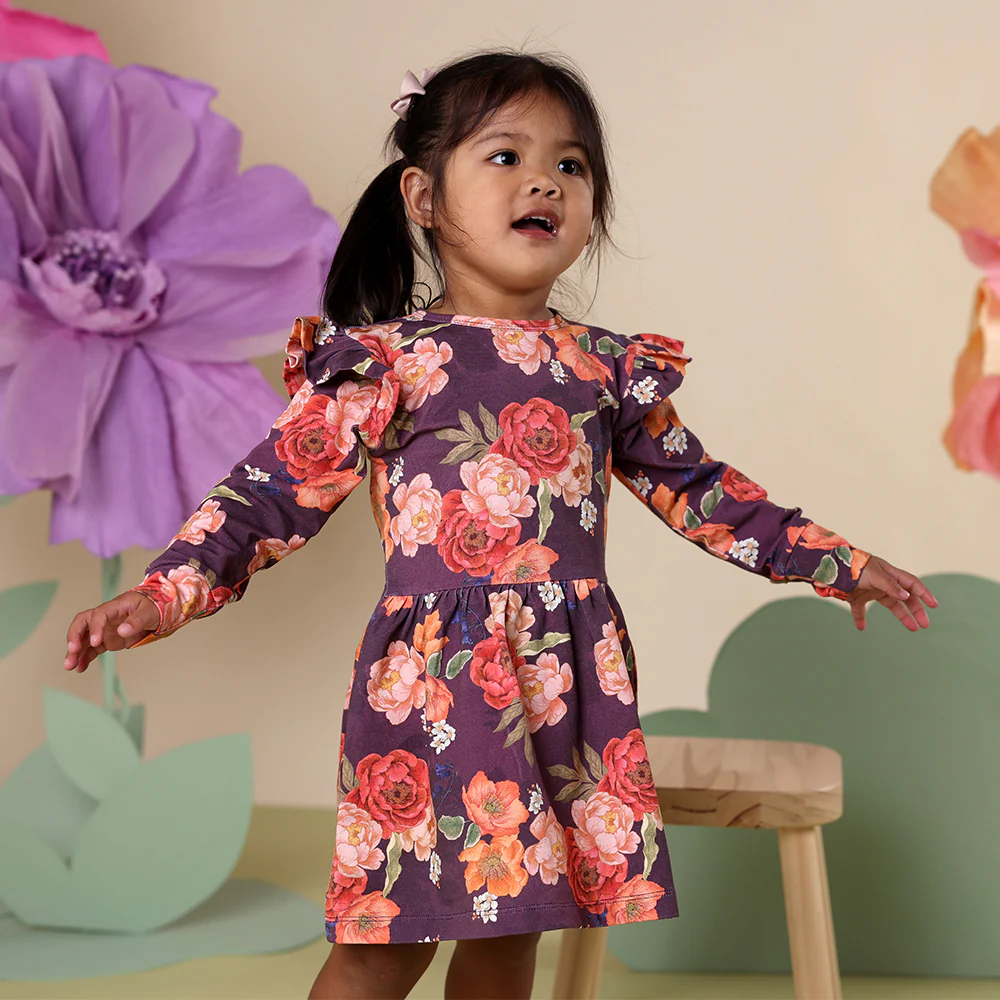 Sienna Long Sleeve Organic Dress - Image 3