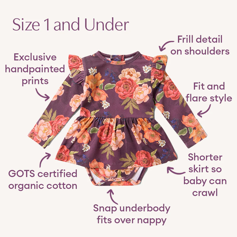 Sienna Long Sleeve Organic Dress - Image 4