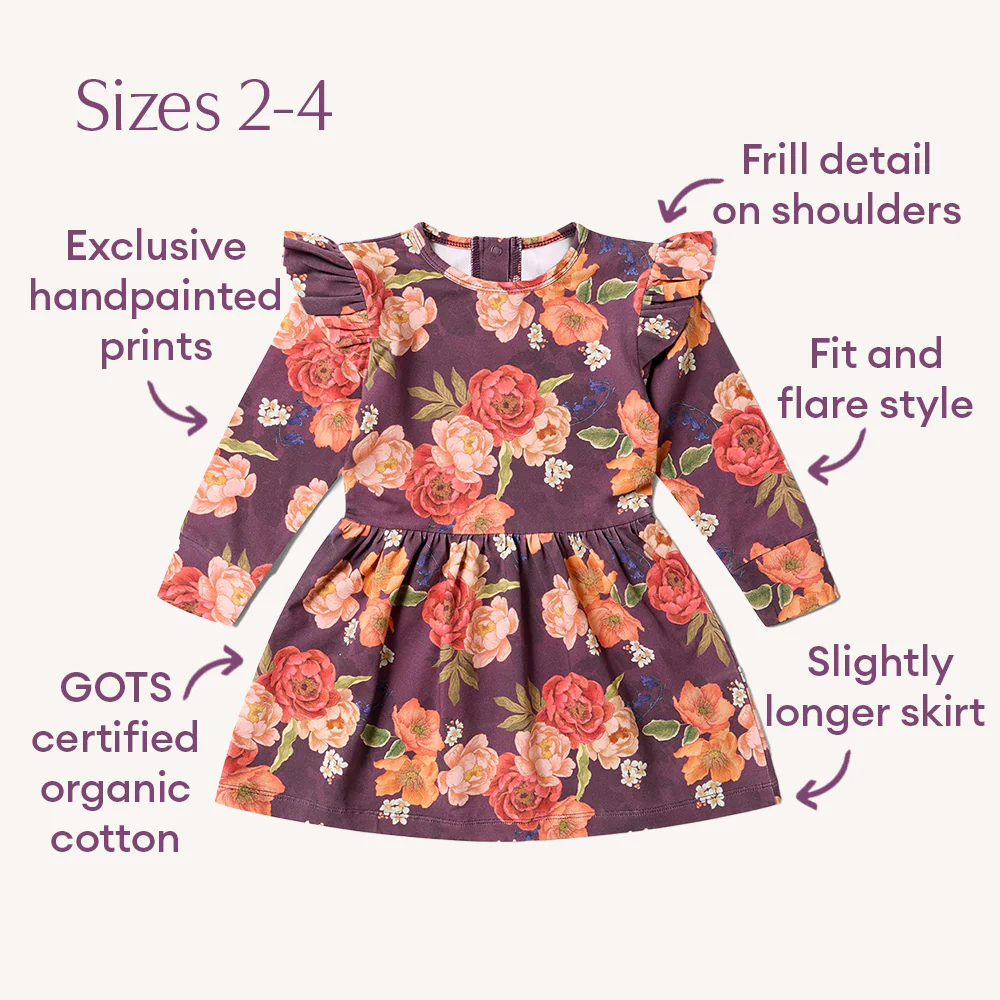 Sienna Long Sleeve Organic Dress - Image 9