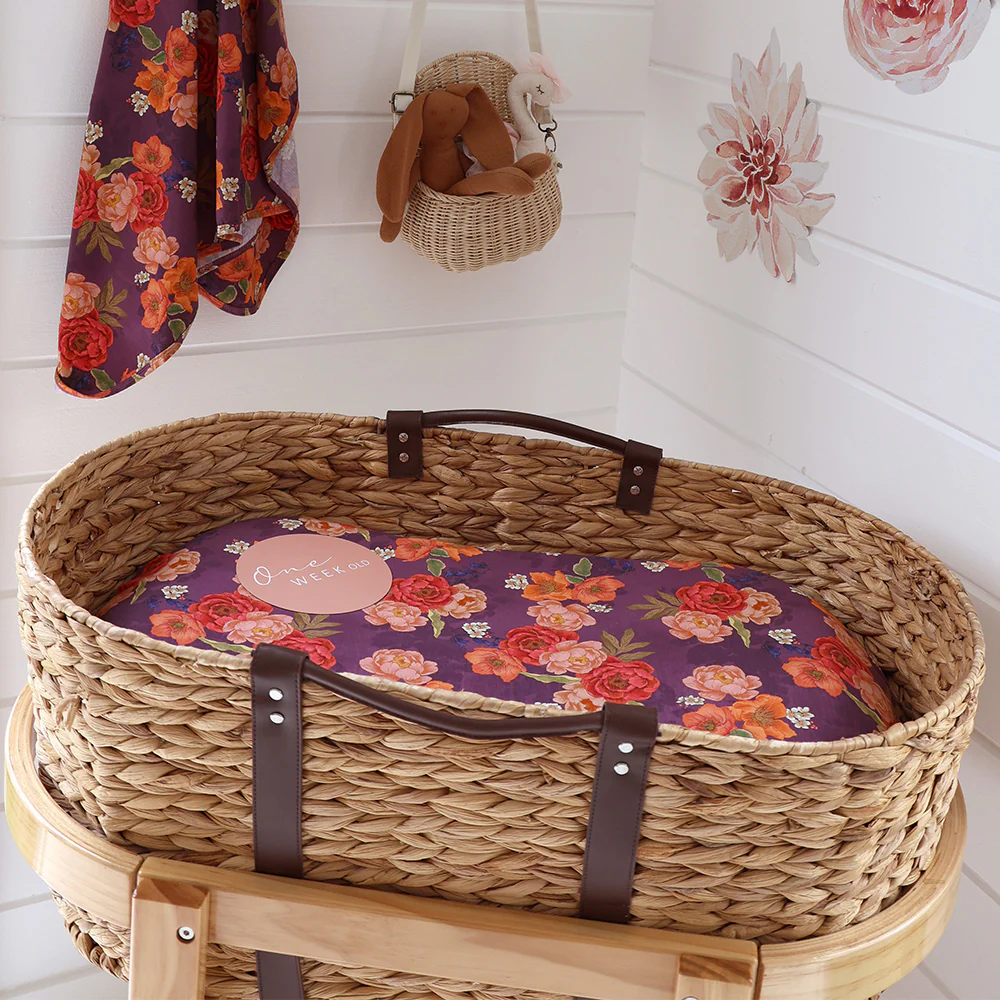 Sienna Organic Bassinet Sheet / Change Pad Cover - Image 3